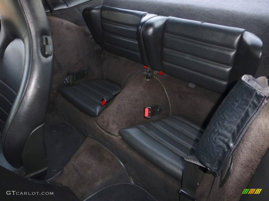 Black Interior 1988 Porsche 911 Carrera Cabriolet Photo #70952350