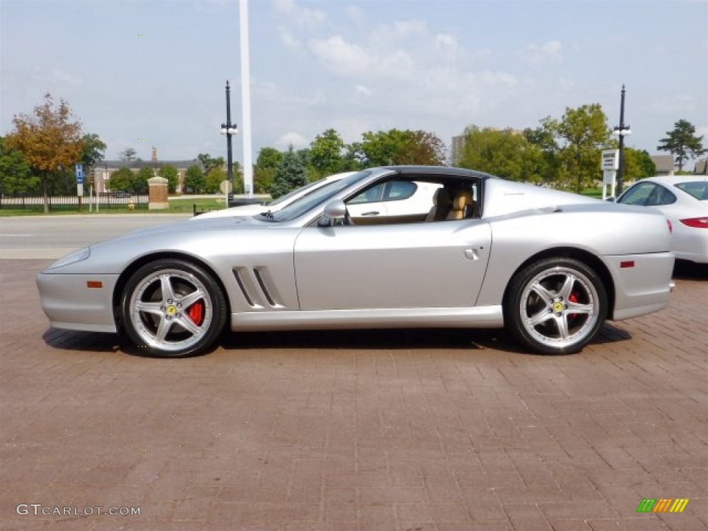 2005 575 Superamerica Roadster F1 - Grigio Touring (Silver) / Tan photo #3