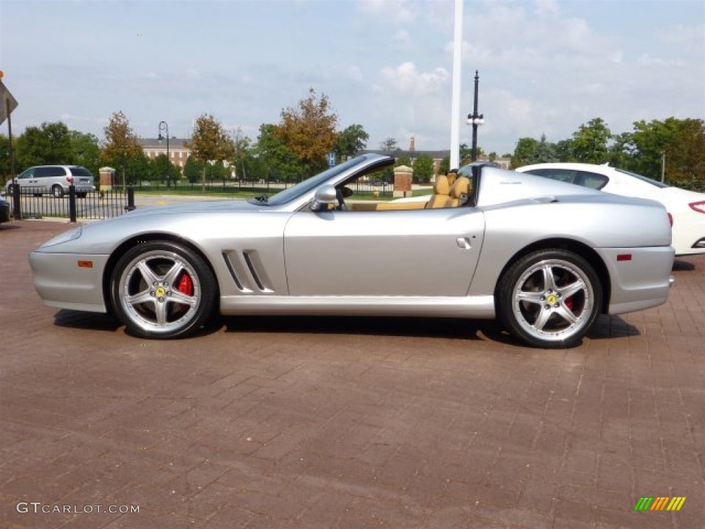 Grigio Touring (Silver) 2005 Ferrari 575 Superamerica Roadster F1 Exterior Photo #70952617