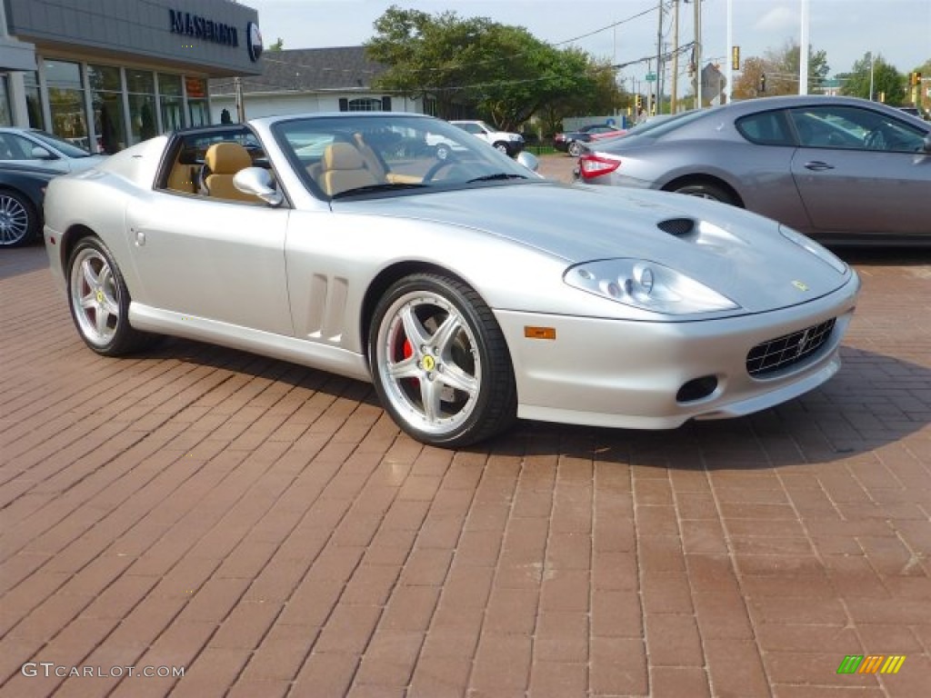 Grigio Touring (Silver) 2005 Ferrari 575 Superamerica Roadster F1 Exterior Photo #70952653