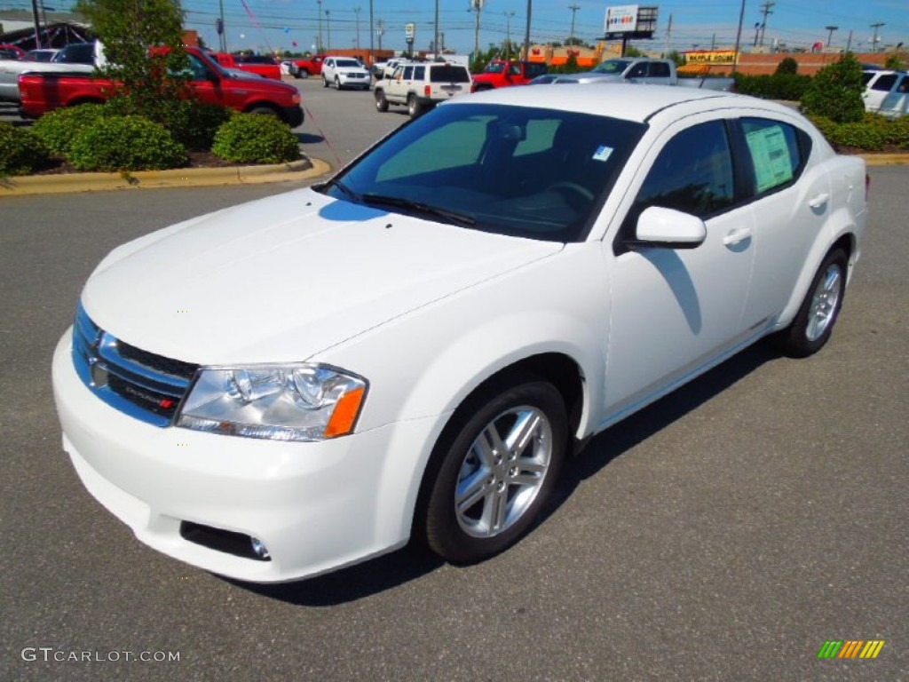 2013 Avenger SXT - New Bright White / Black photo #1