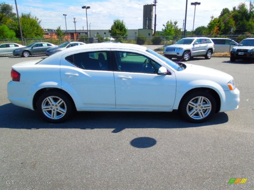 2013 Avenger SXT - New Bright White / Black photo #3