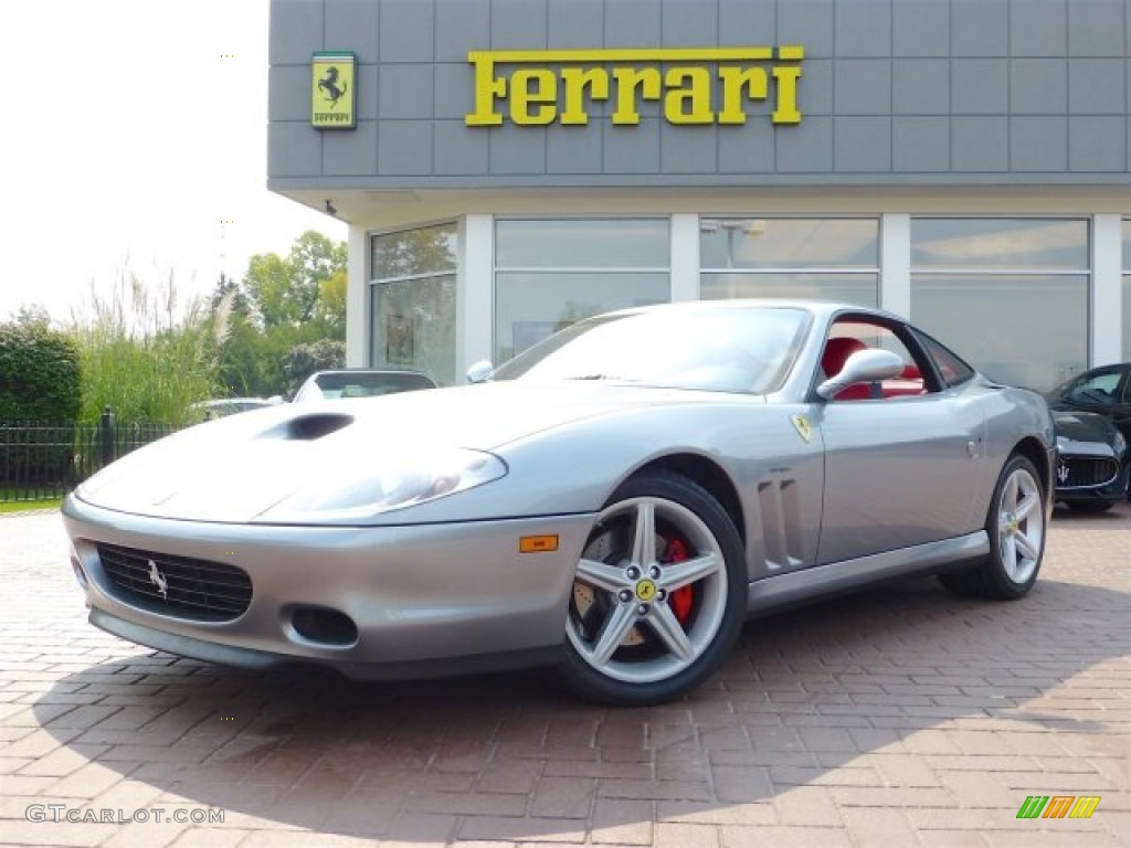 Titanium (Metallic Gray) 2002 Ferrari 575M Maranello Standard 575M Maranello Model Exterior Photo #70952836