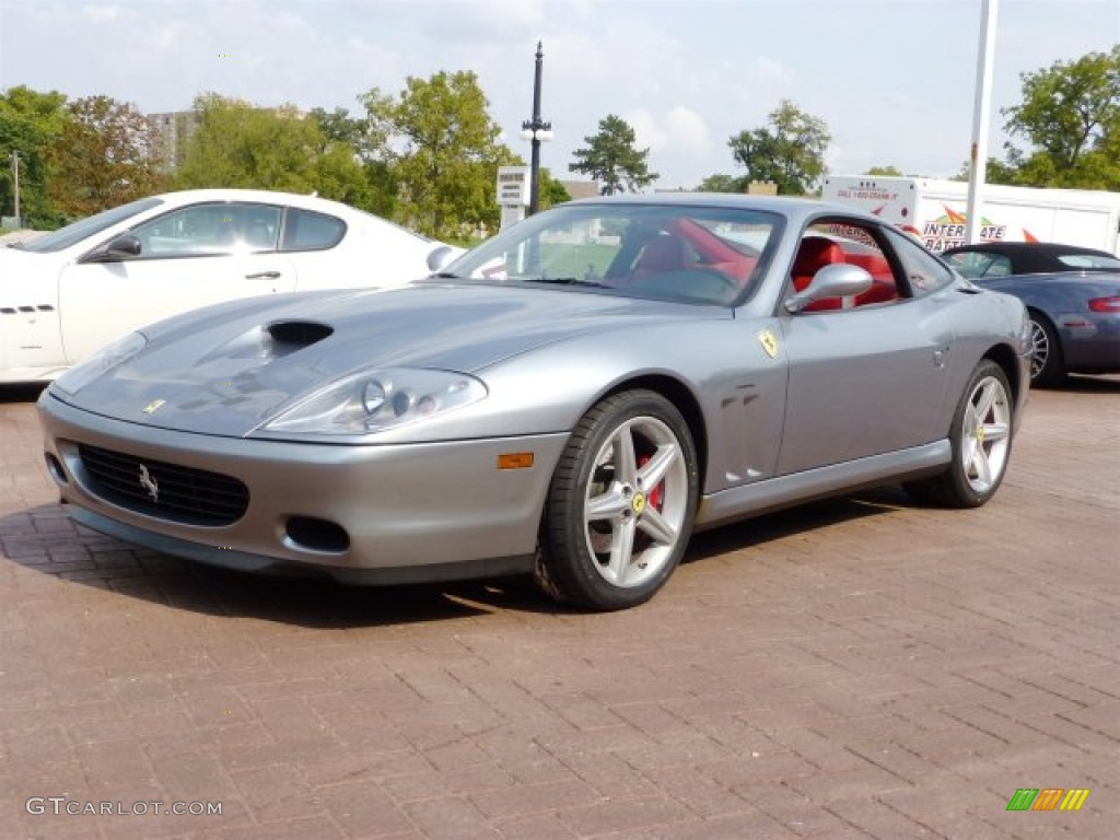 Titanium (Metallic Gray) 2002 Ferrari 575M Maranello Standard 575M Maranello Model Exterior Photo #70952845