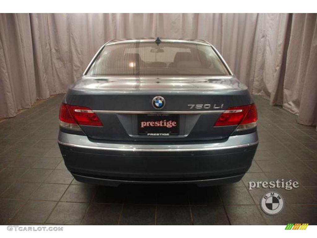 2008 7 Series 750Li Sedan - Titanium Grey Metallic / Flannel Grey photo #2