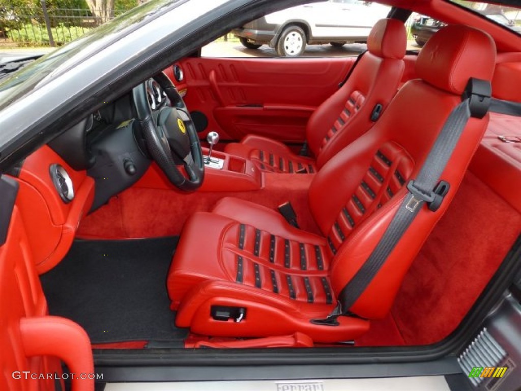 Rosso (Red) Interior 2002 Ferrari 575M Maranello Standard 575M Maranello Model Photo #70952950