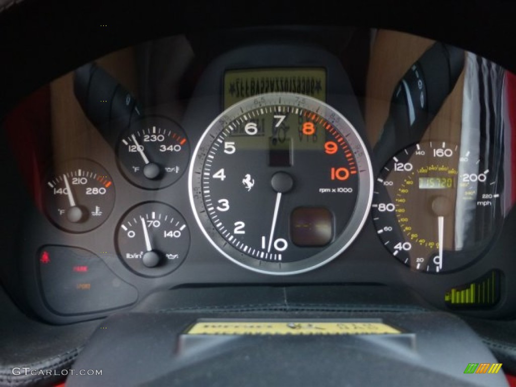 2002 Ferrari 575M Maranello Standard 575M Maranello Model Gauges Photo #70952986