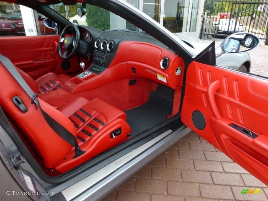 Rosso (Red) Interior 2002 Ferrari 575M Maranello Standard 575M Maranello Model Photo #70953031