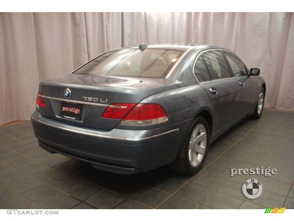 2008 7 Series 750Li Sedan - Titanium Grey Metallic / Flannel Grey photo #5