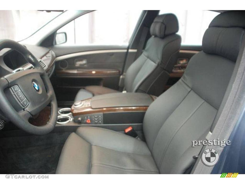 2008 7 Series 750Li Sedan - Titanium Grey Metallic / Flannel Grey photo #11