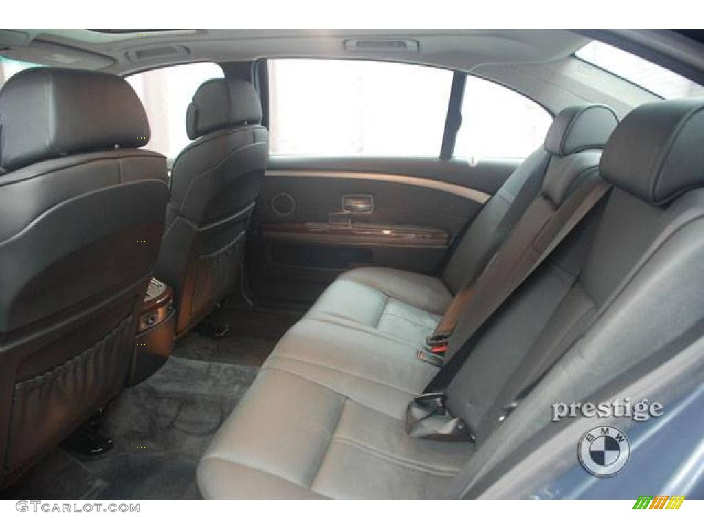 2008 7 Series 750Li Sedan - Titanium Grey Metallic / Flannel Grey photo #12