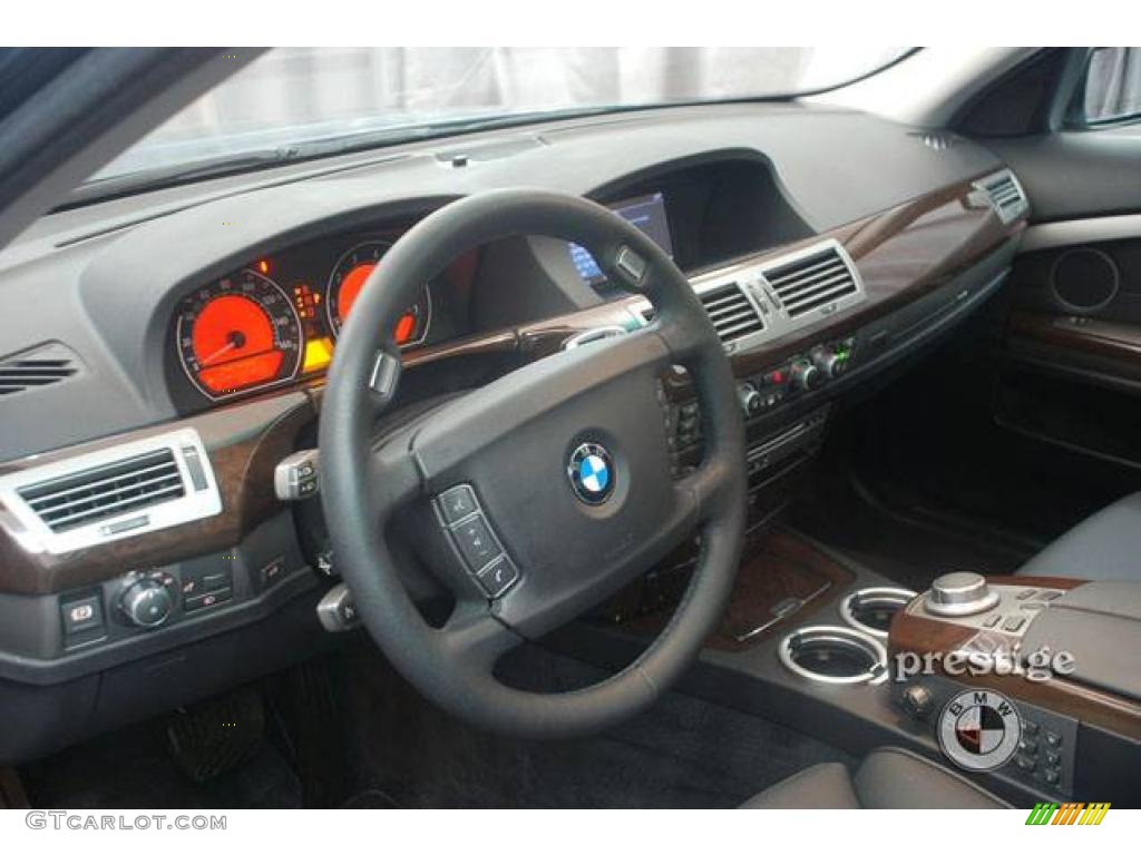 2008 7 Series 750Li Sedan - Titanium Grey Metallic / Flannel Grey photo #15