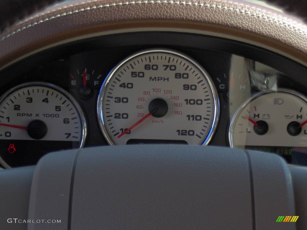 2007 F150 King Ranch SuperCrew - Dark Stone Metallic / Castano Brown Leather photo #34