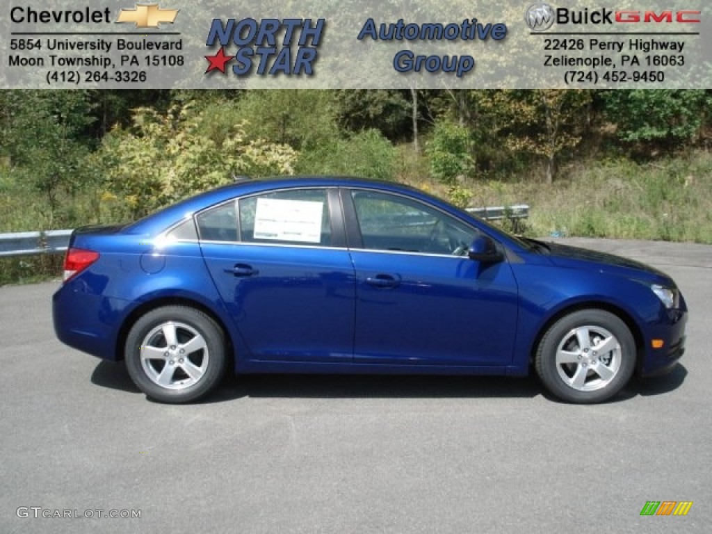 2013 Cruze LT - Blue Topaz Metallic / Jet Black photo #1