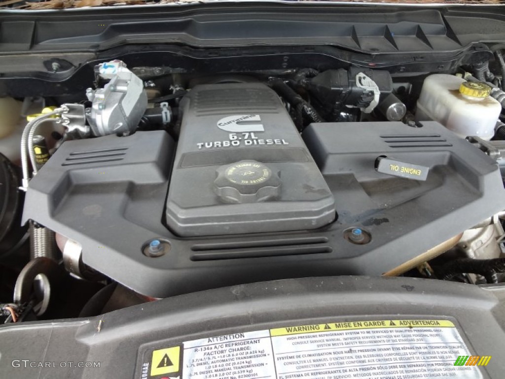 2011 Dodge Ram 3500 HD Laramie Longhorn Mega Cab 4x4 Dually 6.7 Liter OHV 24-Valve Cummins Turbo-Diesel Inline 6 Cylinder Engine Photo #70957894
