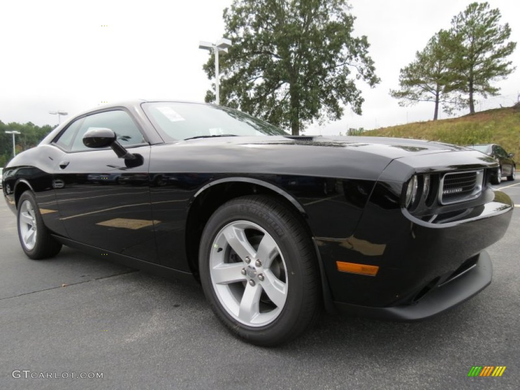 2013 Challenger SXT - Pitch Black / Dark Slate Gray photo #4