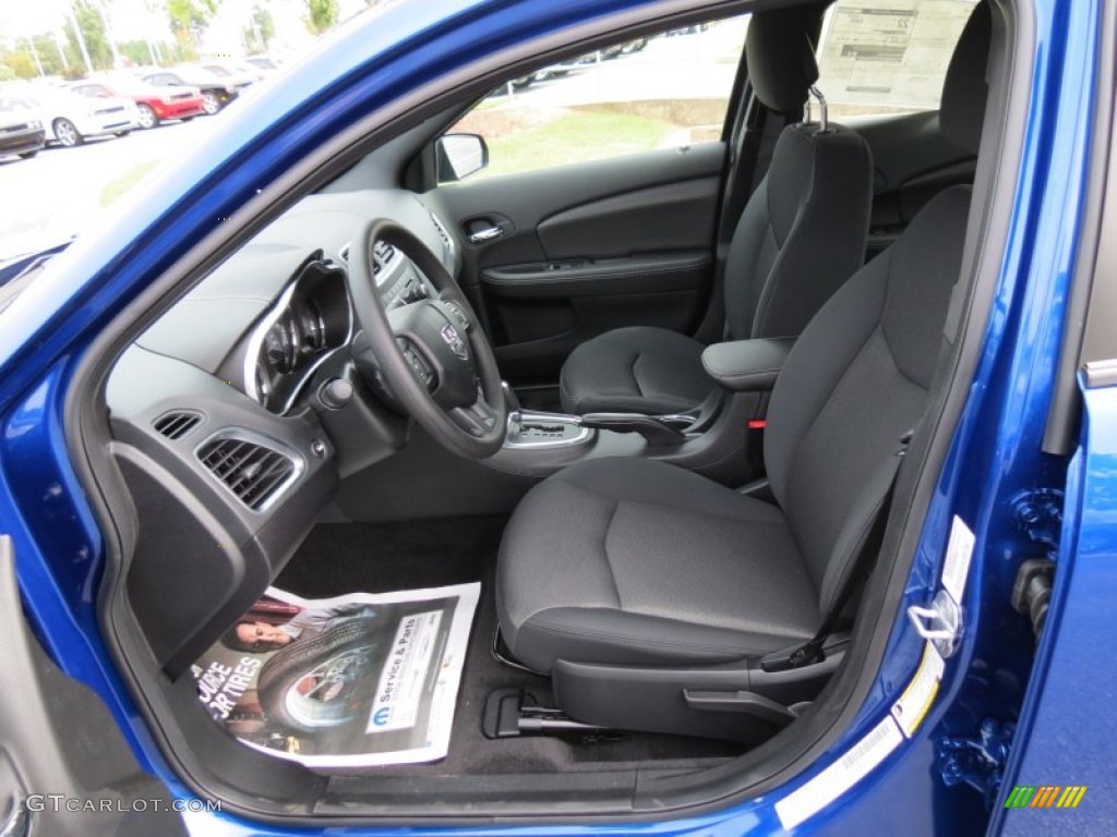 Black Interior 2013 Dodge Avenger SE V6 Photo #70958739
