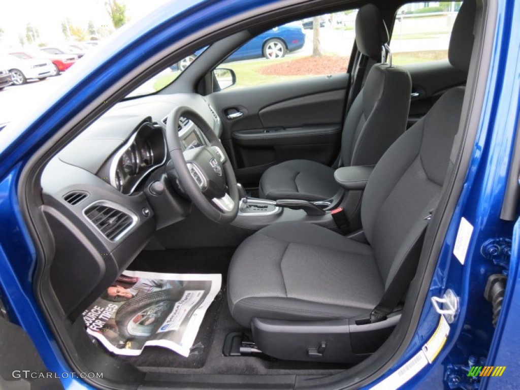 Black Interior 2013 Dodge Avenger SXT V6 Photo #70958938