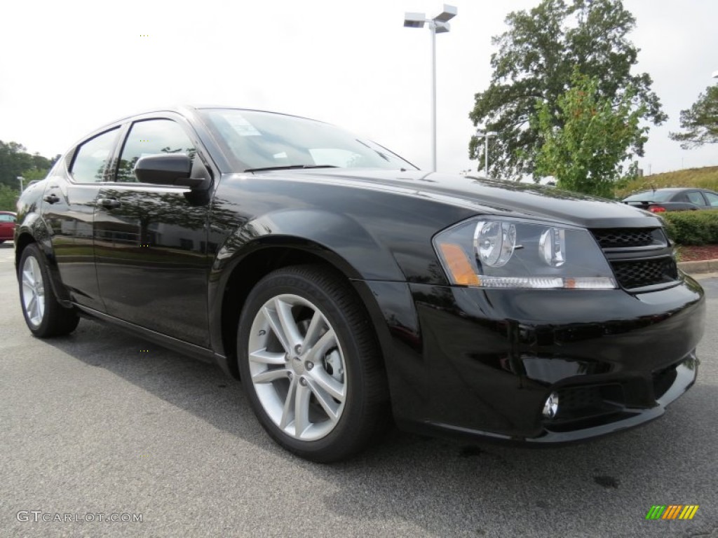 Black 2013 Dodge Avenger SXT V6 Exterior Photo #70959064