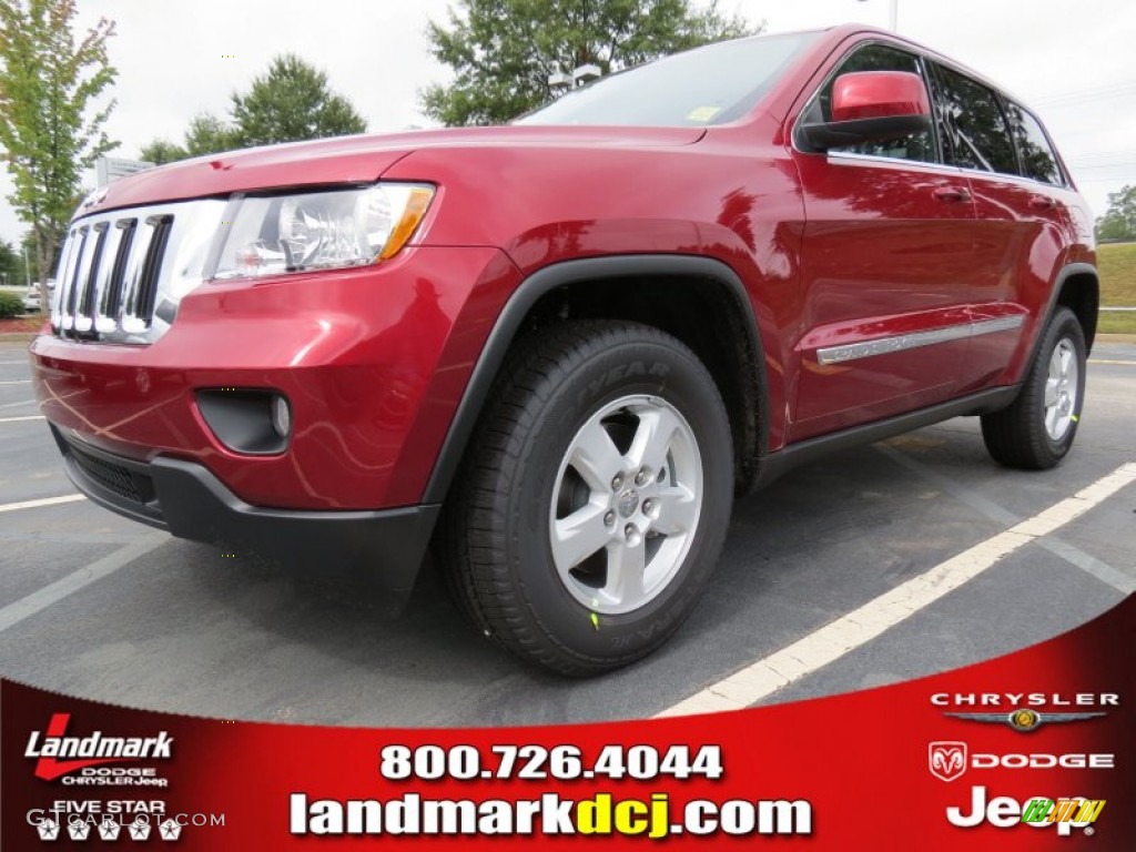 2013 Grand Cherokee Laredo 4x4 - Deep Cherry Red Crystal Pearl / Black photo #1