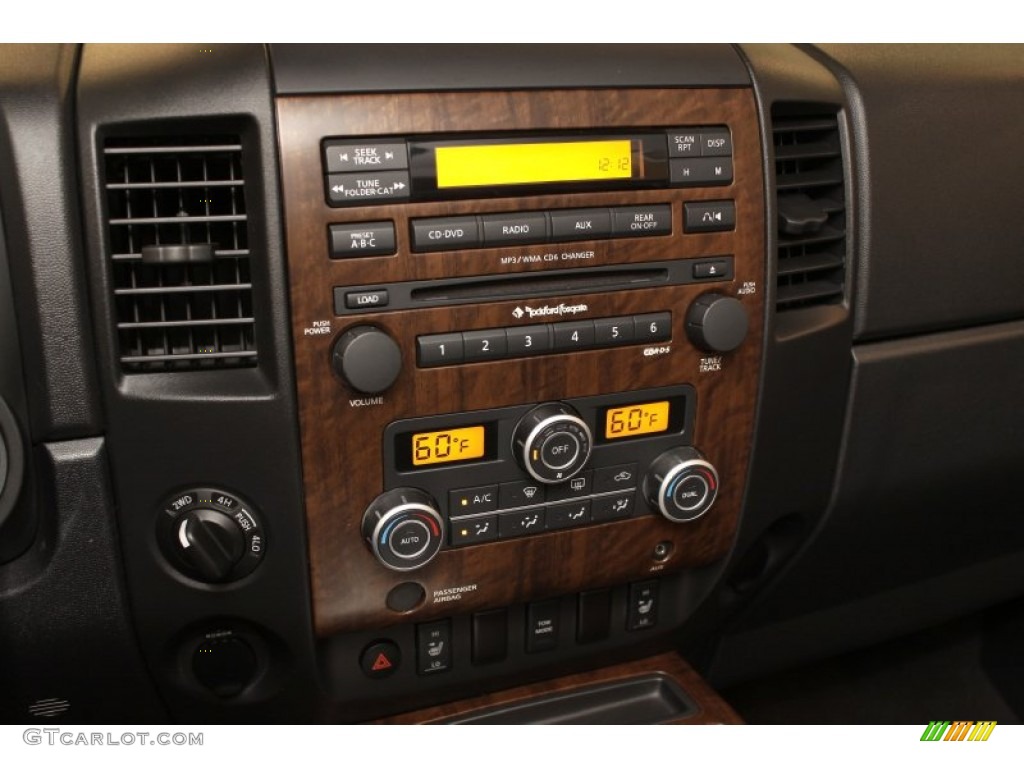 2008 Nissan Titan SE Crew Cab 4x4 Controls Photo #70960714