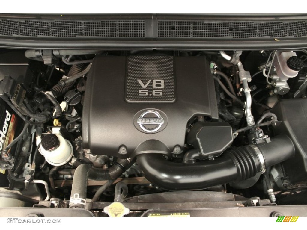 2008 Nissan Titan SE Crew Cab 4x4 5.6 Liter DOHC 32-Valve CVTCS V8 Engine Photo #70960753