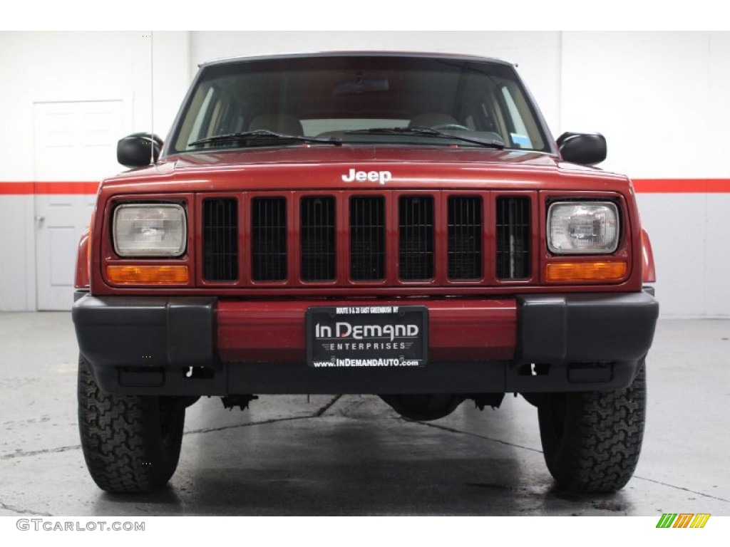 1999 Chili Pepper Red Pearl Jeep Cherokee Sport 4x4 70925948 Photo 4