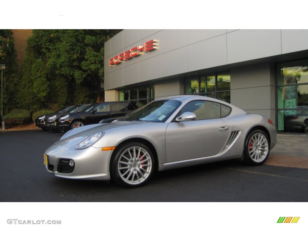 Arctic Silver Metallic 2010 Porsche Cayman S Exterior Photo #70962007