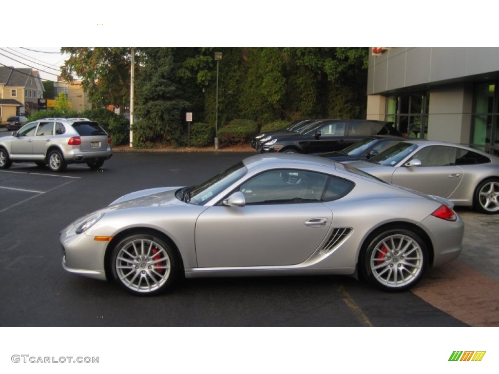 Arctic Silver Metallic 2010 Porsche Cayman S Exterior Photo #70962010