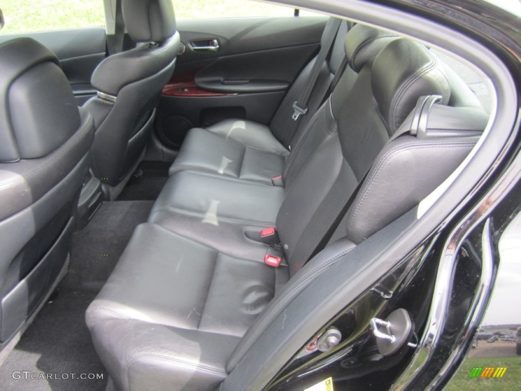2010 Lexus GS 450h Hybrid Rear Seat Photos