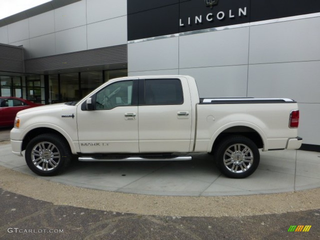 White Chocolate Tri-Coat 2008 Lincoln Mark LT SuperCrew 4x4 Exterior Photo #70963768