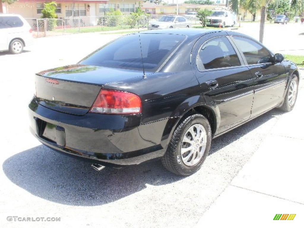 2001 Sebring LX Sedan - Black / Dark Slate Gray photo #3