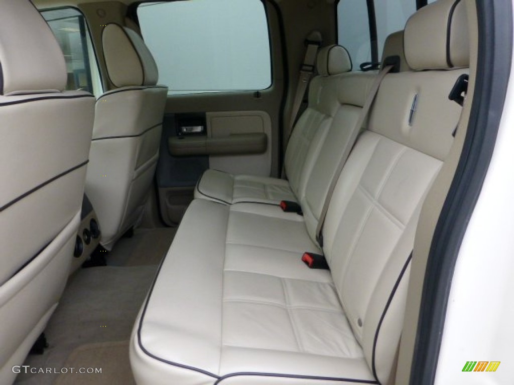 Light Parchment/Espresso Piping Interior 2008 Lincoln Mark LT SuperCrew 4x4 Photo #70963888