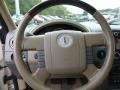 2008 Lincoln Mark LT Light Parchment/Espresso Piping Interior Steering Wheel Photo