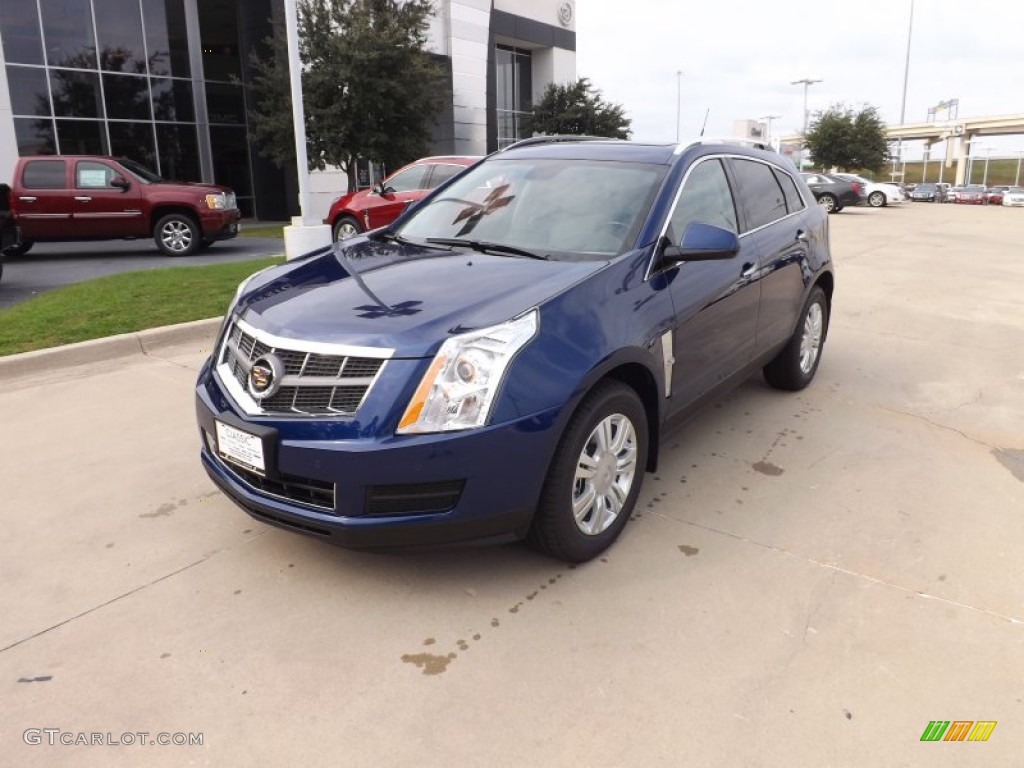 2012 SRX Luxury - Xenon Blue Metallic / Shale/Brownstone photo #1