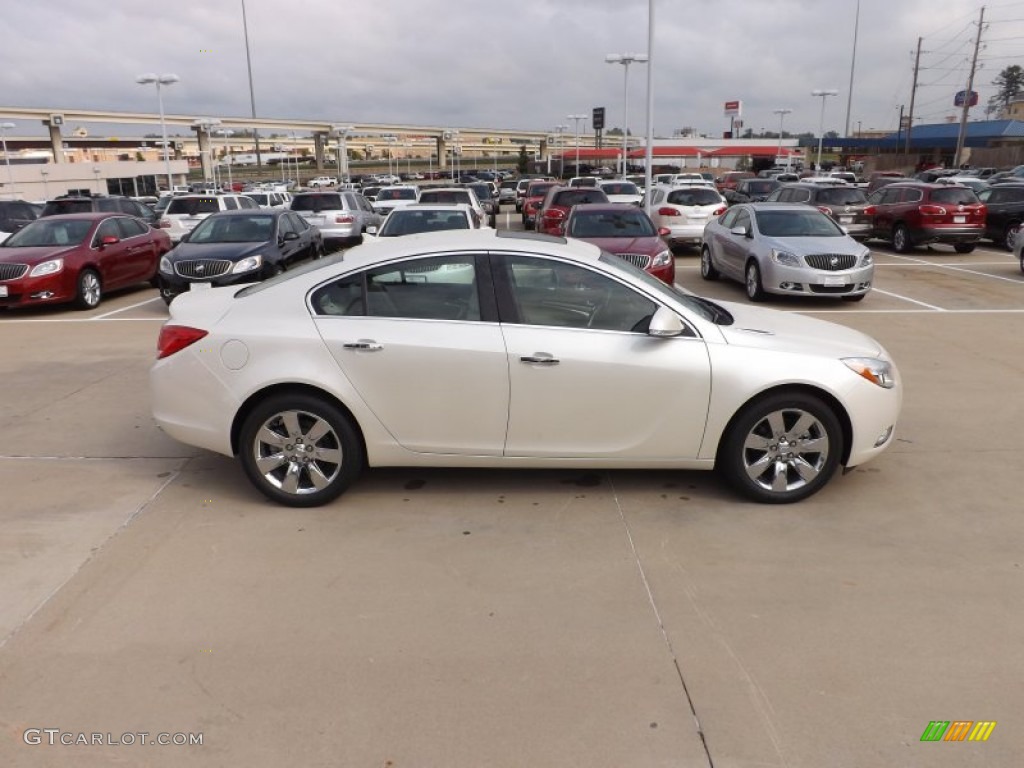 White Diamond Tricoat 2013 Buick Regal Turbo Exterior Photo #70964737