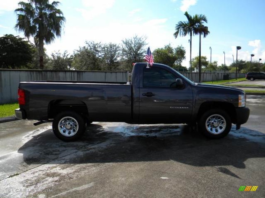 2011 Silverado 1500 Regular Cab - Taupe Gray Metallic / Dark Titanium photo #2