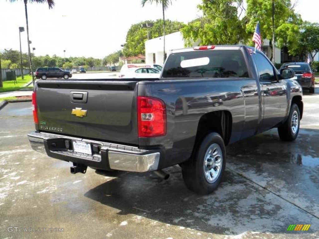 2011 Silverado 1500 Regular Cab - Taupe Gray Metallic / Dark Titanium photo #3