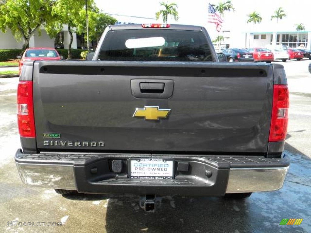 2011 Silverado 1500 Regular Cab - Taupe Gray Metallic / Dark Titanium photo #4