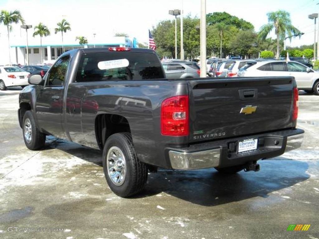 2011 Silverado 1500 Regular Cab - Taupe Gray Metallic / Dark Titanium photo #5