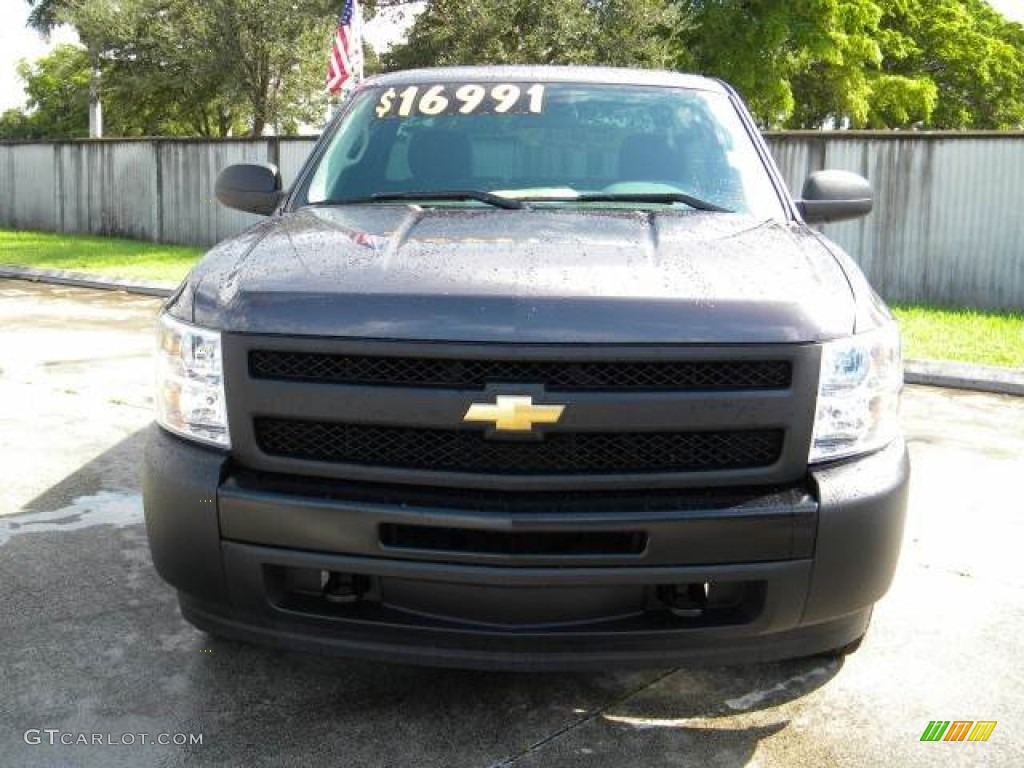 2011 Silverado 1500 Regular Cab - Taupe Gray Metallic / Dark Titanium photo #8