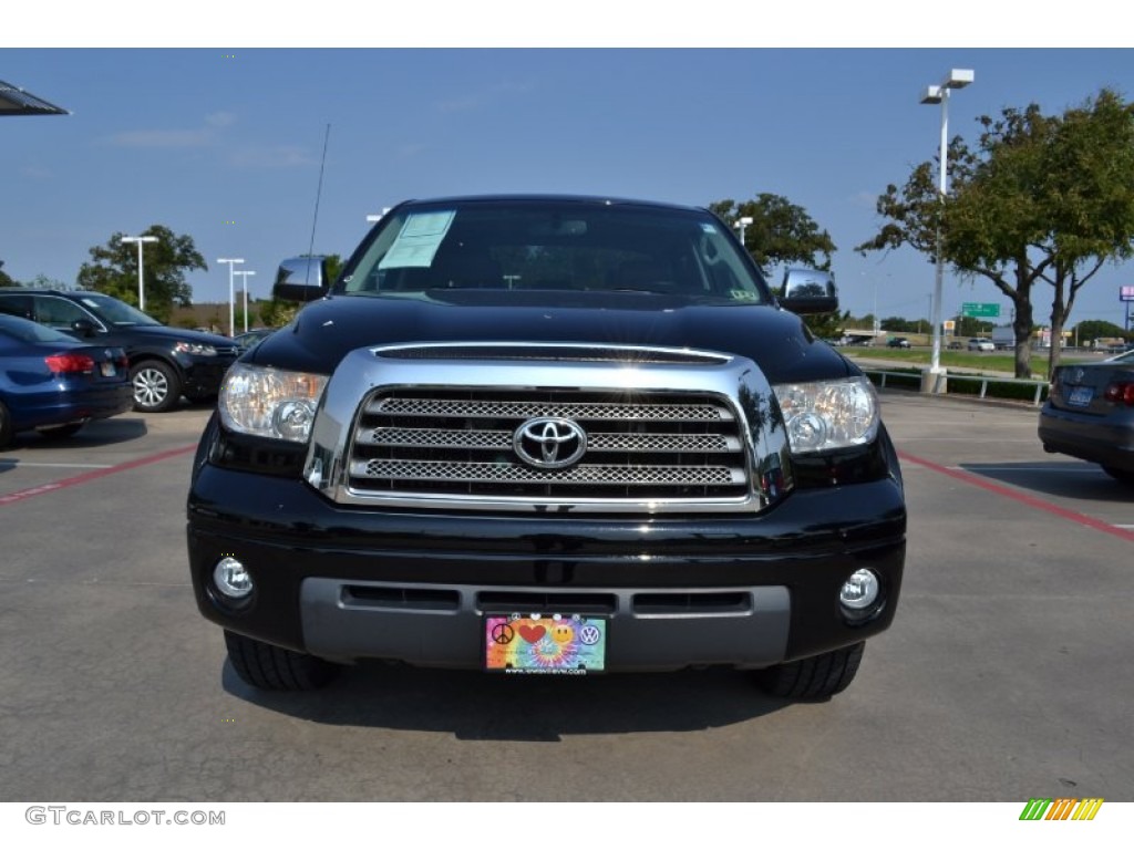 2008 Tundra Limited CrewMax - Black / Red Rock photo #8
