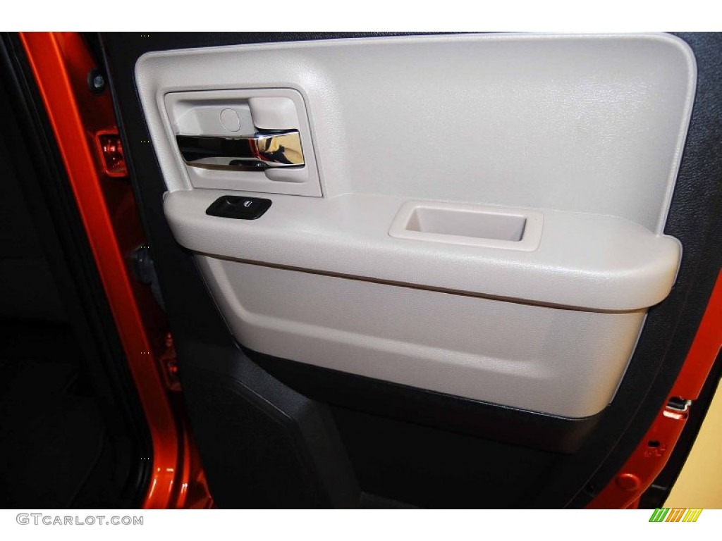 2010 Ram 1500 Lone Star Quad Cab 4x4 - Sunburst Orange Pearl / Dark Slate/Medium Graystone photo #15