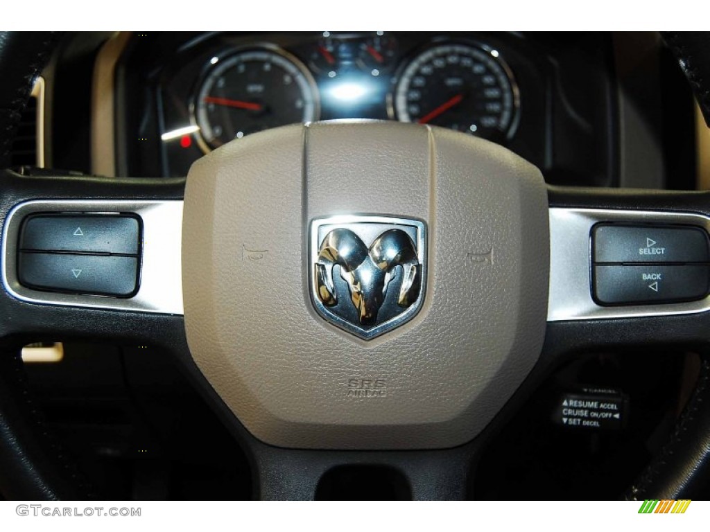 2010 Ram 1500 Lone Star Quad Cab 4x4 - Sunburst Orange Pearl / Dark Slate/Medium Graystone photo #23