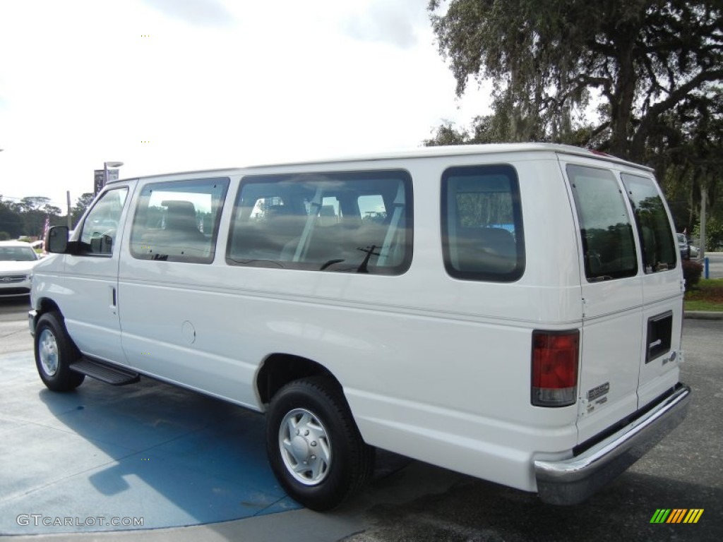 Oxford White 2012 Ford E Series Van E350 XLT Extended Passenger Exterior Photo #70966626