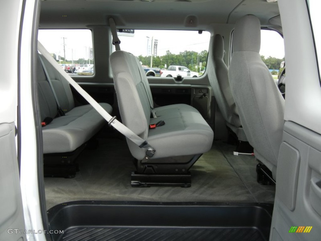 Medium Flint Interior 2012 Ford E Series Van E350 XLT Extended Passenger Photo #70966735