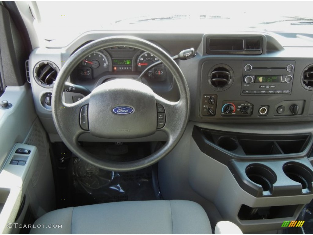 2012 Ford E Series Van E350 XLT Passenger Medium Flint Dashboard Photo #70967056