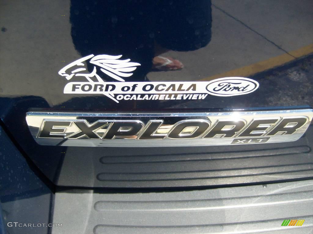 2008 Explorer XLT - Dark Blue Pearl Metallic / Camel photo #10