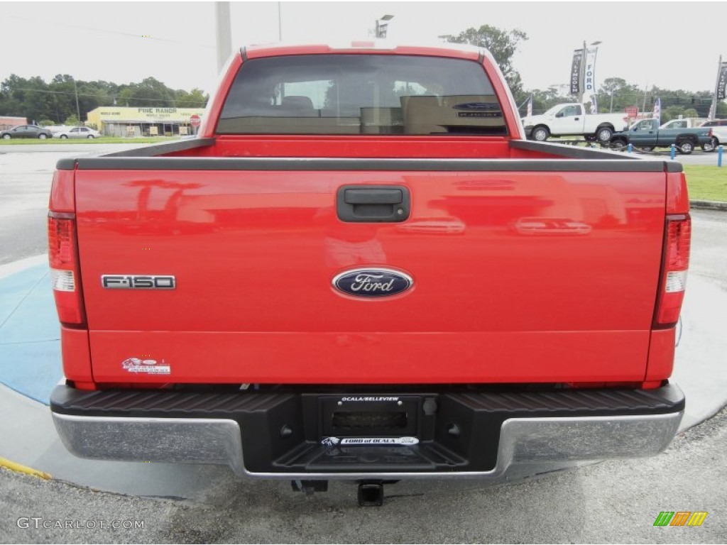 2006 F150 XLT SuperCrew - Bright Red / Tan photo #4