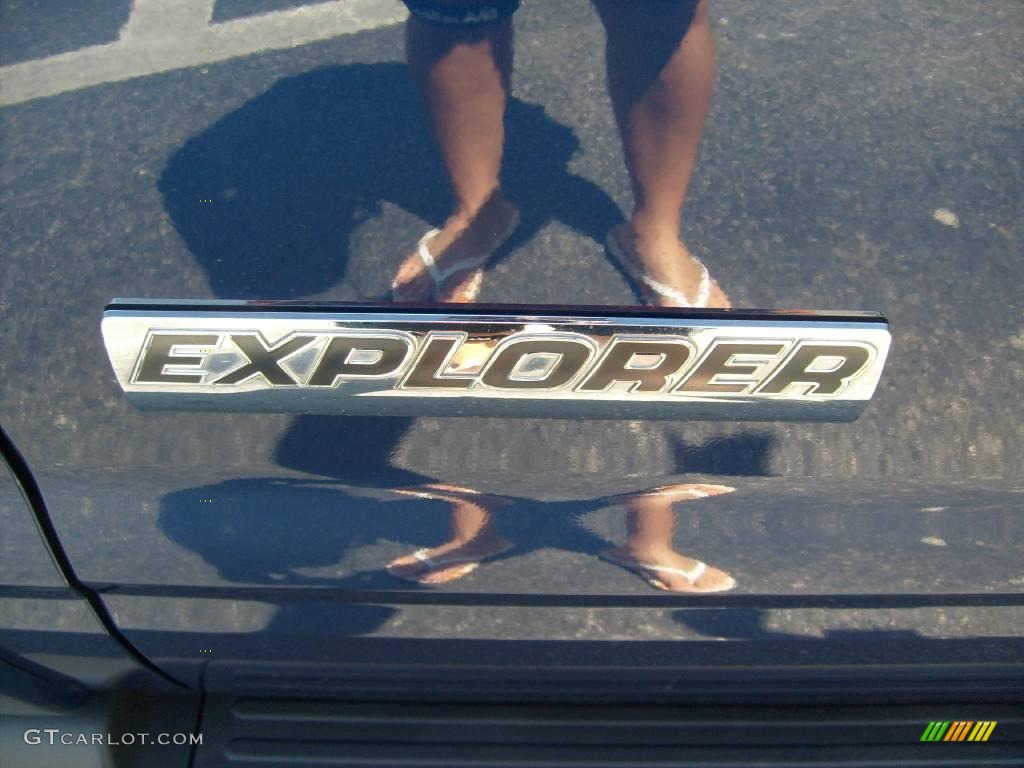 2008 Explorer XLT - Dark Blue Pearl Metallic / Camel photo #12